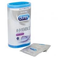 Durex Invisible Extra Lubricated 12 Pack Condoms