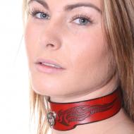 House of Eros Red Flame Collar