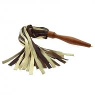 House of Eros Medium Weight Flogger Brown and Cream
