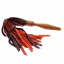 House of Eros Medium Weight Flogger Black and Red