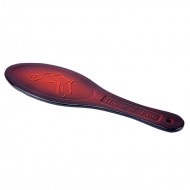 House of Eros Leather Shoe Paddle Fire Glow