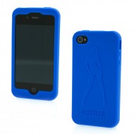 Hustler Silicone iPhone 4 and 4s Blue Sexy Girl Case