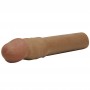 CyberSkin Penis Extension 4 Inch Thick Brown