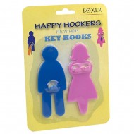 Happy Hookers His N Hers Key Hooks