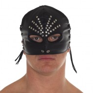 Leather Male Head Mask